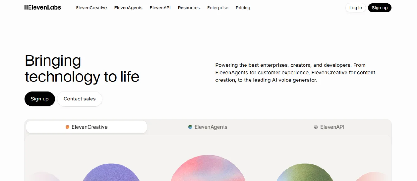 ElevenLabs - AI Audio Platform
