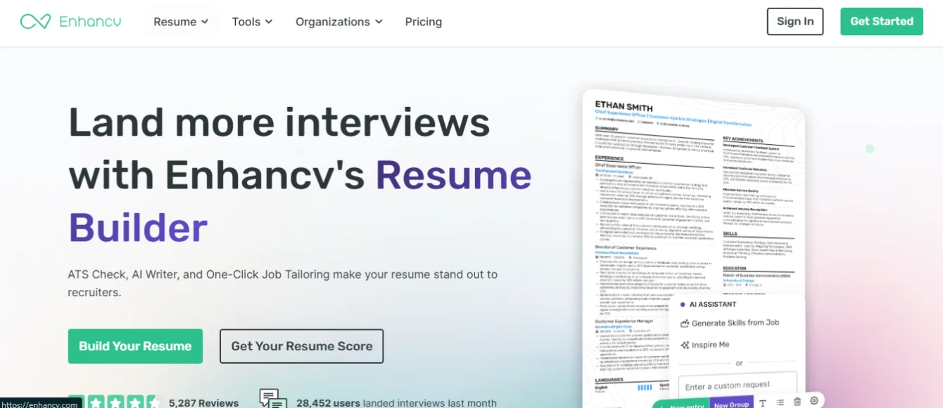 Online Resume Builder | Free Resume Maker | Enhancv