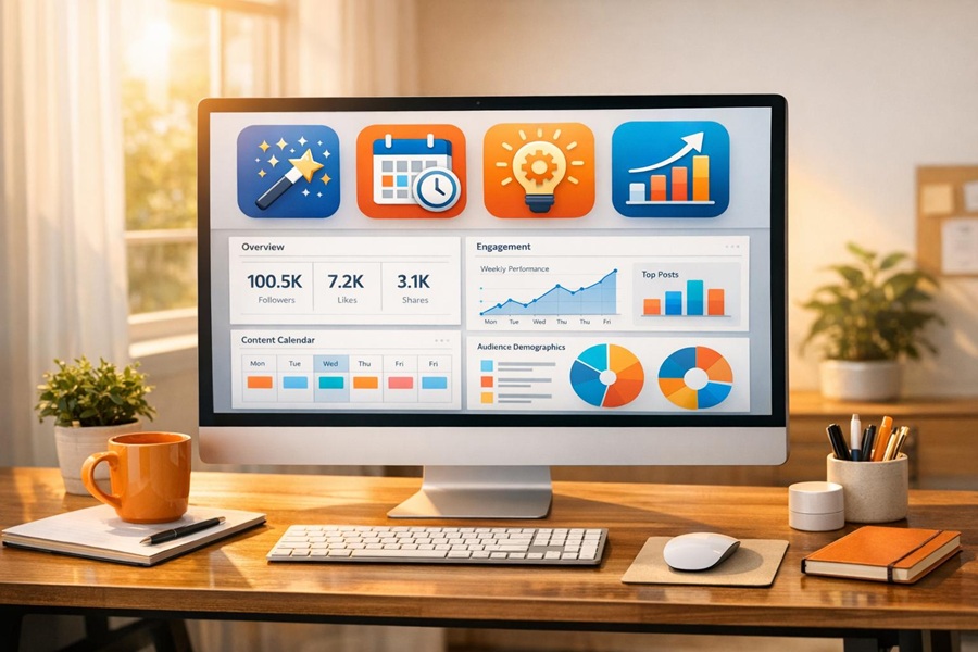 AI Social Media Manager-Best Tools for Faster Posting