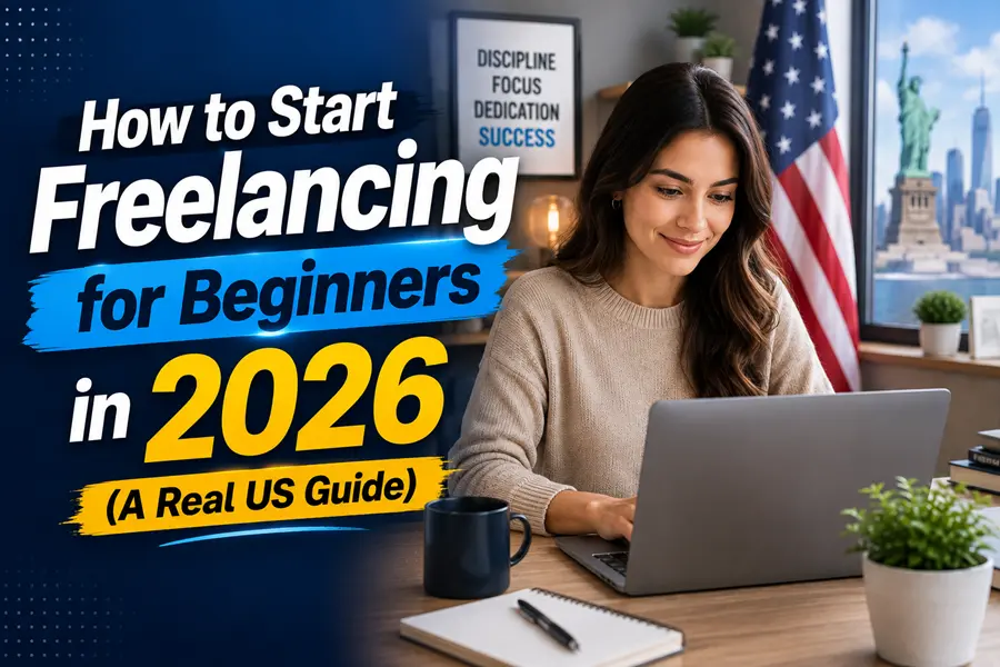 How to Start Freelancing for Beginners in 2026 (A Real US Guide) AI earning way